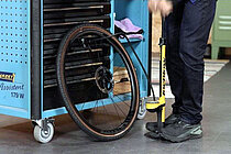 Laufrad von Canyon in Velo-Werkstatt.