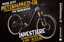 Hinweis auf Transalpes Crowd-Funding-Kampagne.